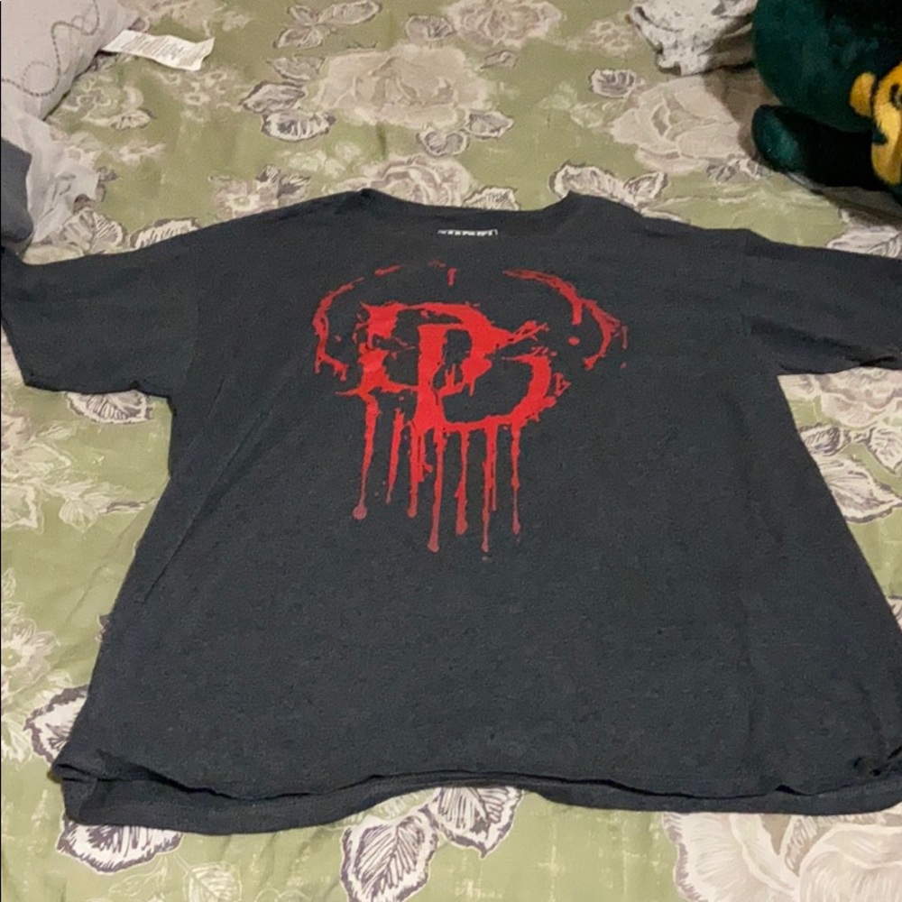 Daredevil Logo Marvel T-Shirt Size Large USED